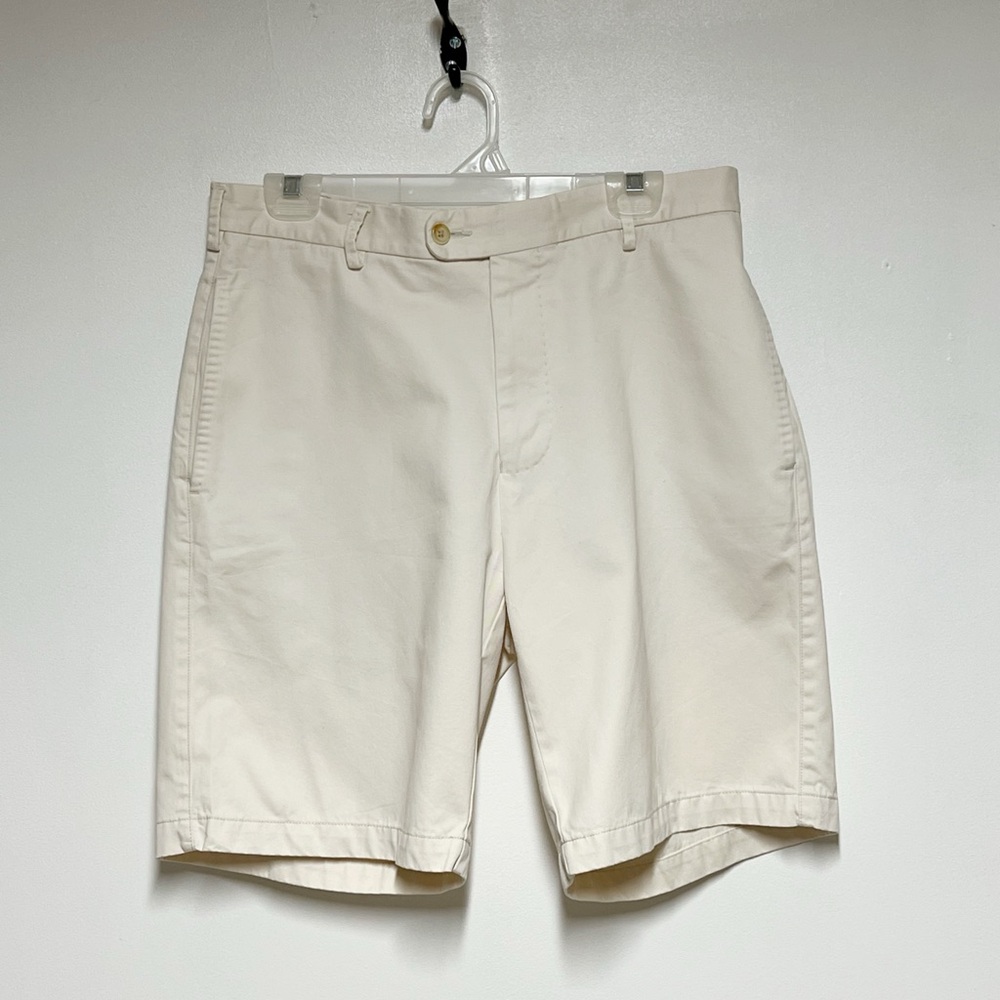 PETER MILLAR
CROWN MEN'S PILOT TWILL SHORT Light Beige Sz 33